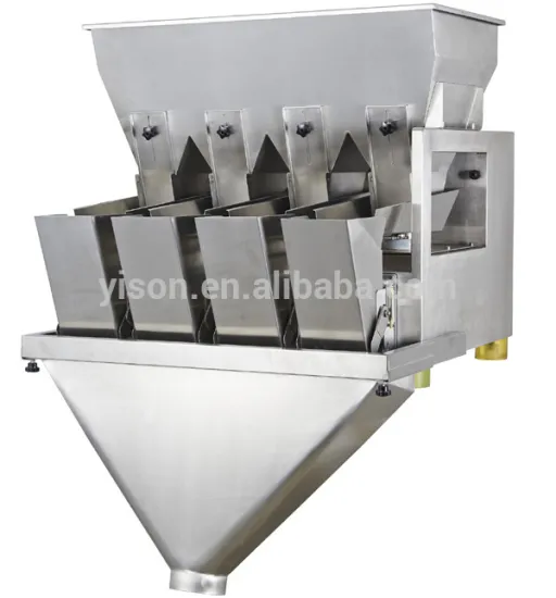 Granule weighing scale 4-head linear weigher