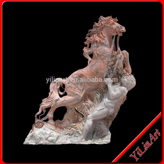 Factory Supply Carved Marble Life Size Horse Statues For Sale