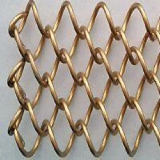 Weave Small Hole Chain Link Mesh Fabric for Window Curtains