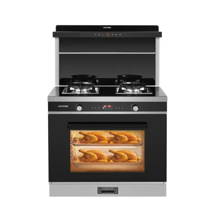 Intuitive Display Super Sound-Off Integrated Stove