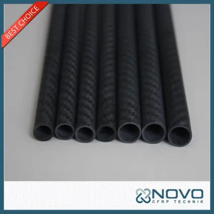 Wholesale high quality 3K 15mm carbon fiber tube for RC hobby