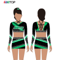 Costume da cheerleader a maniche lunghe personalizzate