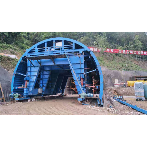 Carro de encofrado de túnel de revestimiento de hormigón