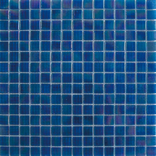 Causa mosaico in vetro blu decorativo per piscina