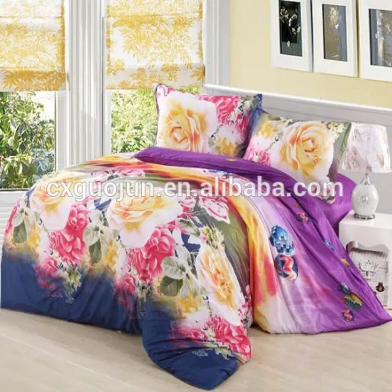 100% polyester printed disperse print fabric for bedding