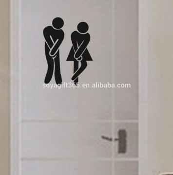 Toliet Bathroom Wall Sticker Decals Washroom Vinyl Wall Quotes Home Decor