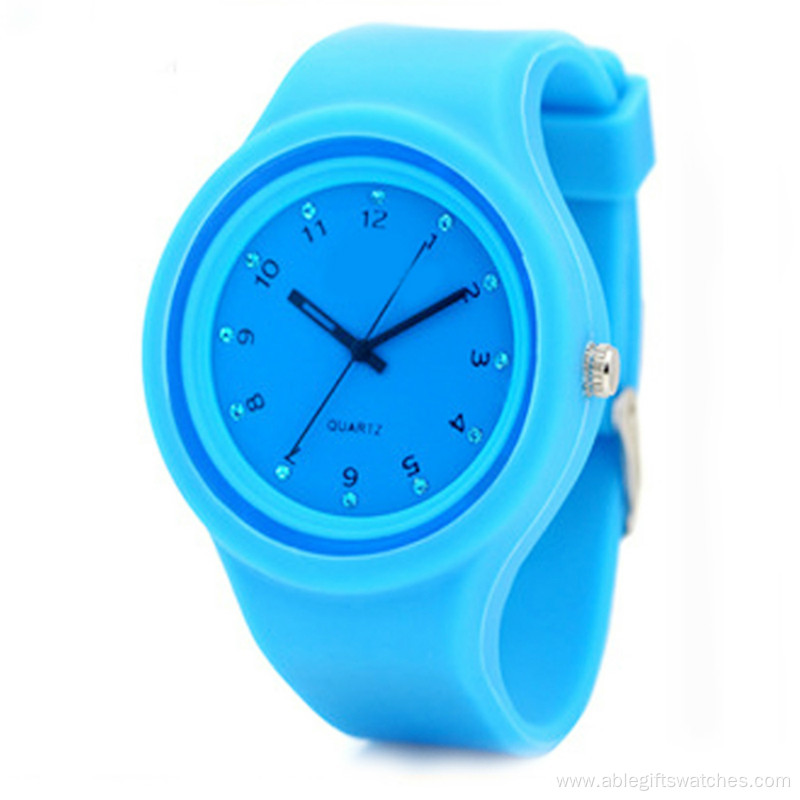 Children Cool Jelly Silicone Strap Quartz Analog Watch