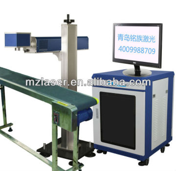 China Assembly Line Low Price CO2 On-line flying Laser Marker for Bottles