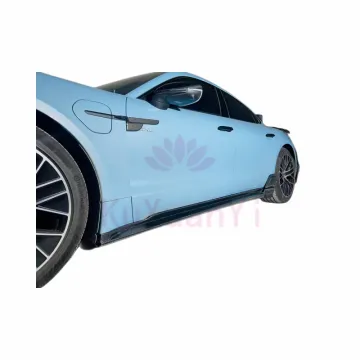 Dry Carbon Fiber Side Skirt for 2019-2022 Porsche Taycan