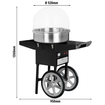 Hot Sale Commercial Candy Floss Vending Machine Electric Cotton Candy Floss Machine