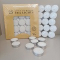Wholesale smokeless clean burning 25 pack Tealight Candles