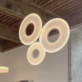 LED Decorative Pendant Light Hotel Chandelier High Ceilings
