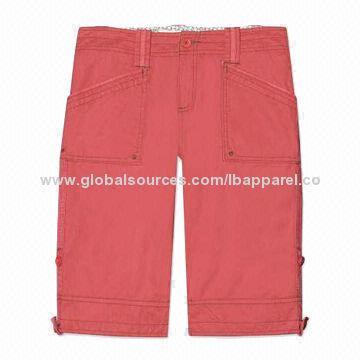 Hot Linen Women's Shorts, OEM/ODM Services Welcomed