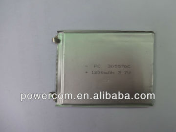High quality Li-polymer Rechargeable Battery 305570PL