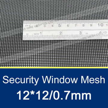 304/316 Stainless Steel Security Window Mesh 12 mesh/0.7mm