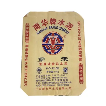 Triple kraft paper square bottom valve pocket