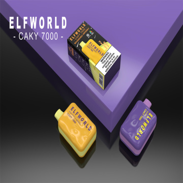 ElfWolrd Caky 7000 Strawberry pina colada Vape