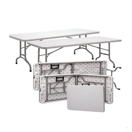 6FT Cheaper Price Dining Event: 1.8M Rectangle Outdoor Plastic Folding Table