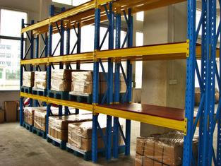 Blue / Orange Multi Level Heavy Duty Pallet Racking With Co, High ...