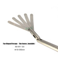 Pinzas en forma de ventilador laparoscópico cinco hojas 10*330 mm
