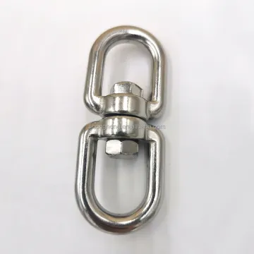 Stainless Steel Double-Ended Swivel Eye Hook for Secure Connections