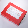 Embalaje de bolsas de té de cajón de cartón rojo impreso
