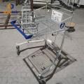 Carrito de compras de supermercado de metal discapacitado