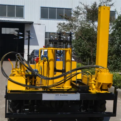 Crawler-Type CPT Test Machine 20 Ton Capacity