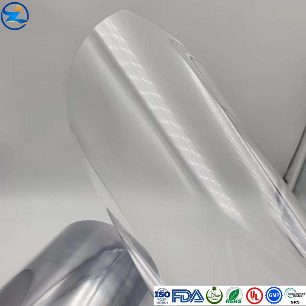 Food Grade Pet Plastic Transparent Film Sheet Roll