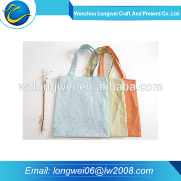 Customized top quality cotton shopping bag with logo