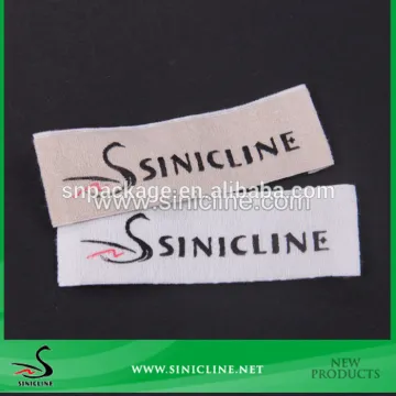Sinicline custom made woven branding label with both ends folded