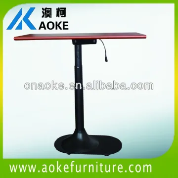 Electric adjustable height coffee table