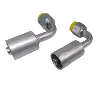 Auto-Klimaanlage gerade 45 Grad 90 Grad weiblicher männlicher Aluminium-Auto hydraulischer AC-Schlauch Crimping-Rohranschluss O-Ring