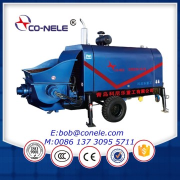 Diesel trailer fine stone concrete pump
