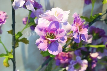 Home garden decorative 110cm Height artificial white cream pink green Cherry Blossom leaf Branches EYHZ12 03F09