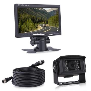 Wired Heavy Duty Vehicle Camera and Monitor System