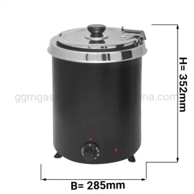 Hot Sale Electric Stainless Steel Hot Soup Kettle Warmer Buffet Heating Soup Warming Pot