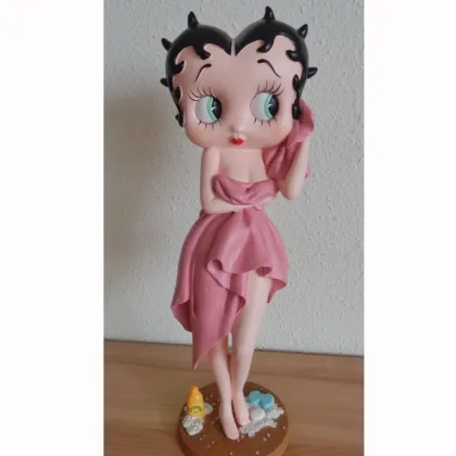 Home garden decor resin betty boop anime girl statue