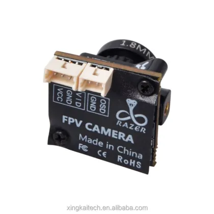 Foxeer 1200TVL Micro Razer FPV Camera - PAL/NTSC Switchable with 1.8mm Lens and 4ms Latency