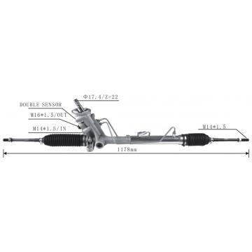 Power Steering Rack for Volkswagen Polo Double Sensors