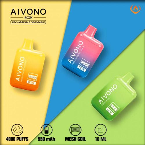 Toutes les saveurs Aivono Aim Boxx 4000 Puffs Wholesale