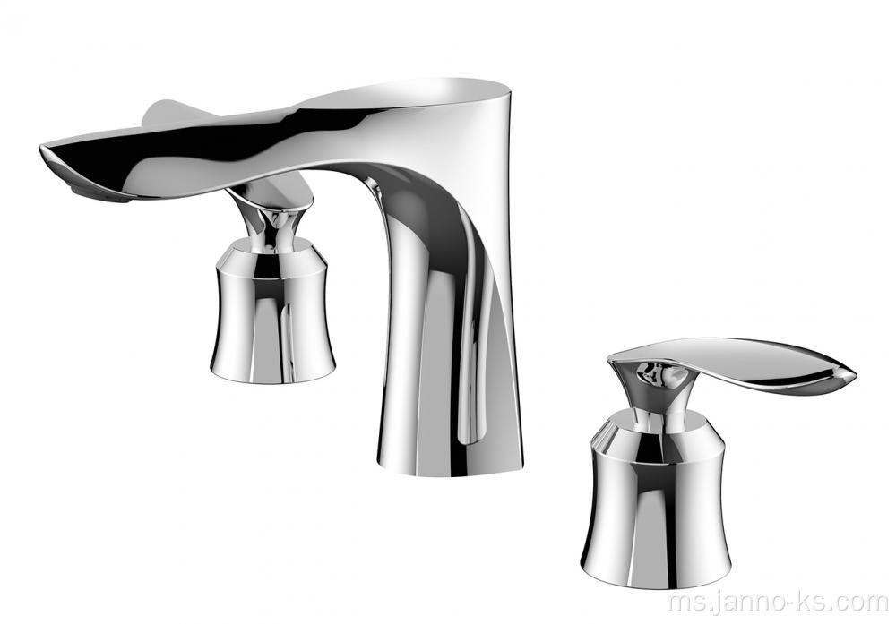 Portable Two Handles Basin Mixer dengan Berkualiti Tinggi