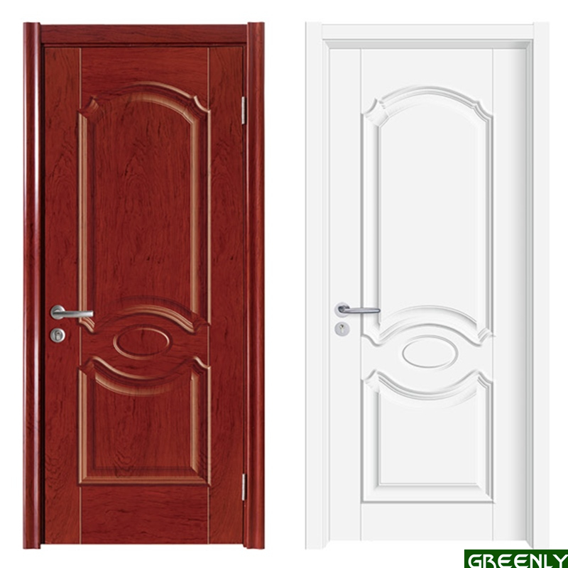 Red And White Wooden Door