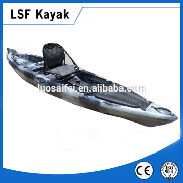 LSF single fishing kayak boatLLDPE wholesale fishing kayak boat with pedal for sale