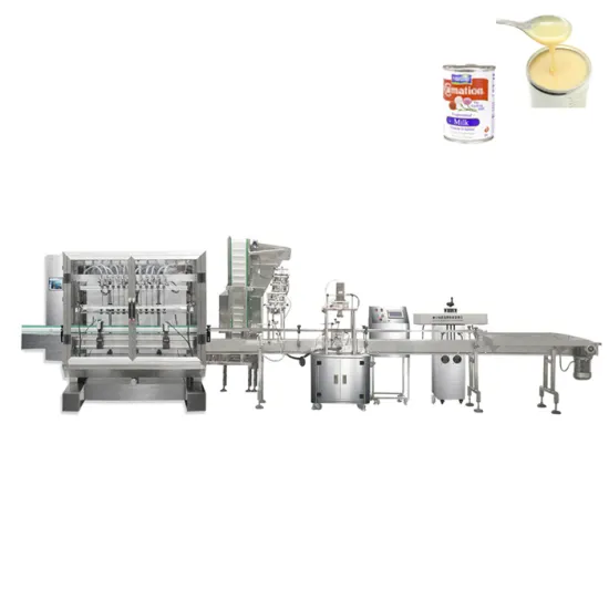 Canned Condensed Milk Filling and Packaging Machine for Coconut Milk