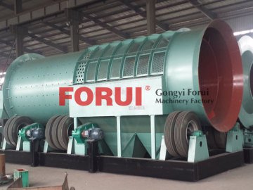 Rotary Trommel scrubber washing plant