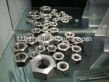 high strength zinc plated hex nut