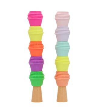 Cute Non-Toxic Glitter Graffiti Fluorescent Highlighter Pens for Office and School