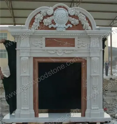 delicate colors perfect in workmanship stone fireplace for living room