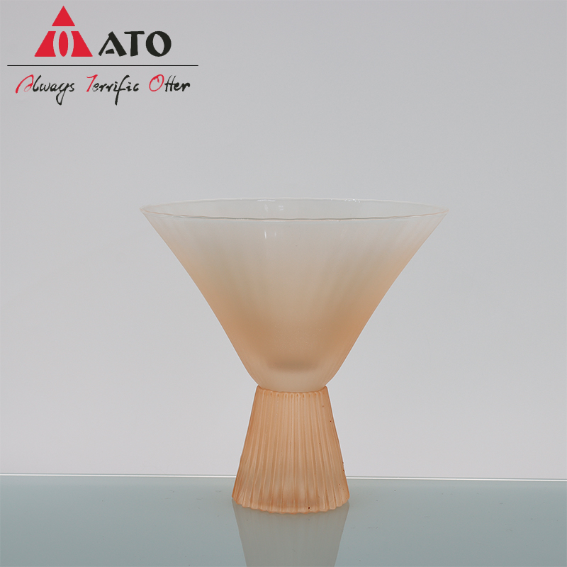 كوب كوب من الزجاج الإبداعي Martini Glass Ice Cup